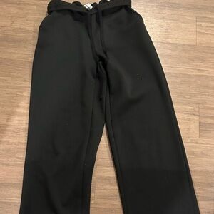 Missguided Black Fleece Joggers